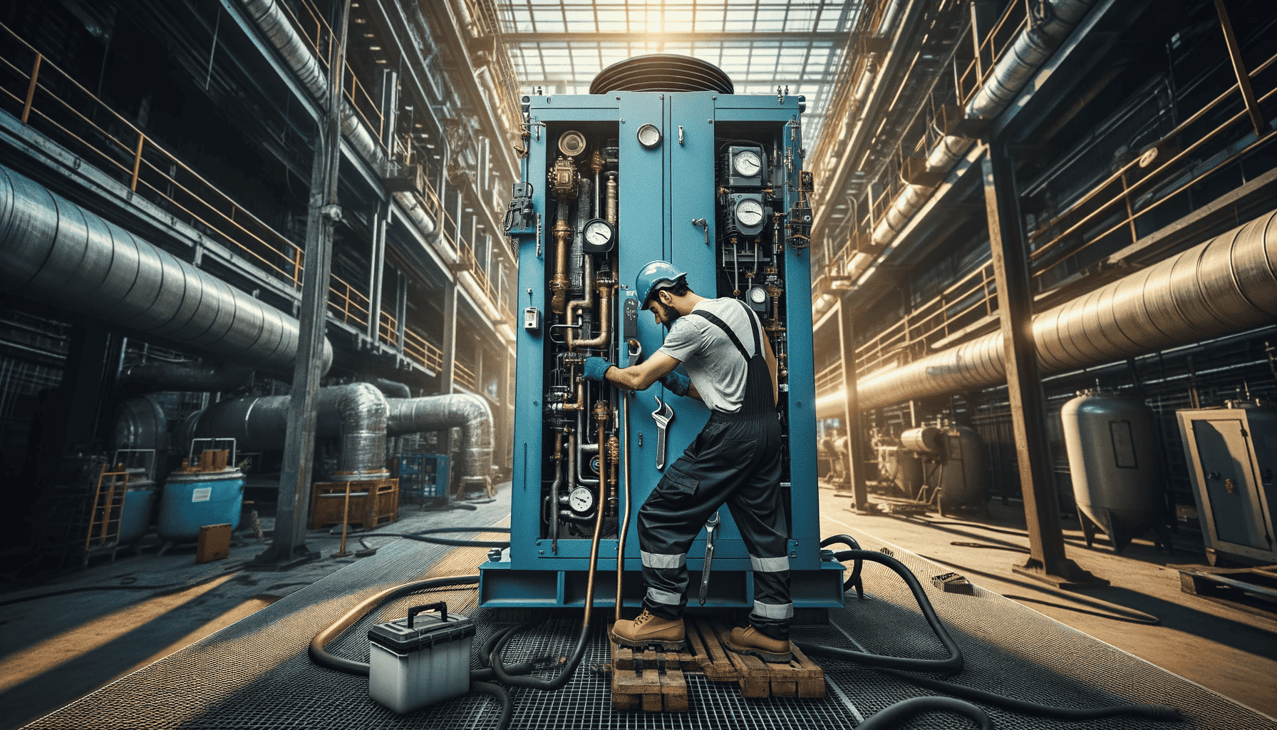 مقالات 5 نگهداری چیلر صنعتی