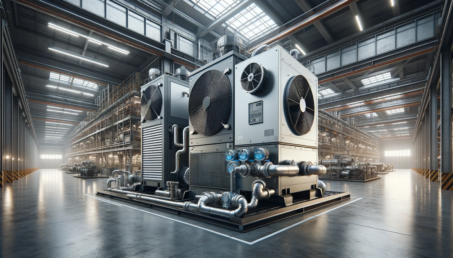 مقالات 6 چیلر صنعتی آب خنک و هوا خنک